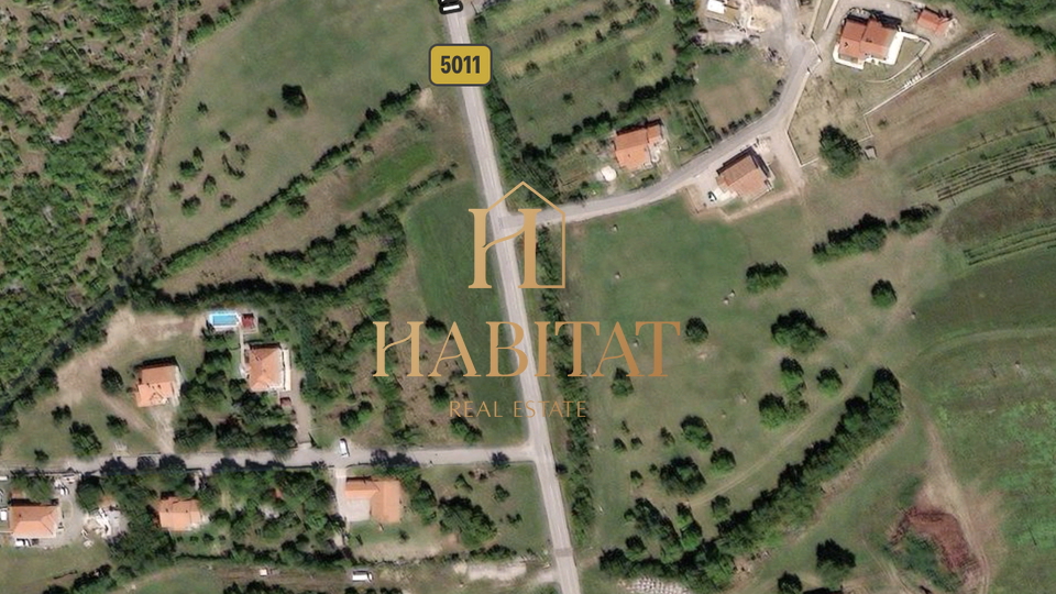 Istria, Buzet, Štupari, building plot 5726m2, asphalt road, sale