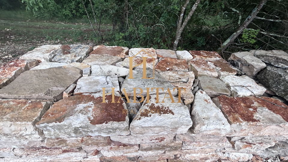 Istria, Vodnjan, agricultural plot 1897m2, fenced with dry wall