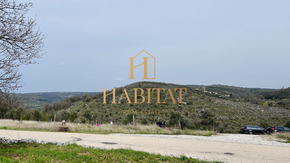 Istria, Momjan, Kremenje, building plot 2762m2