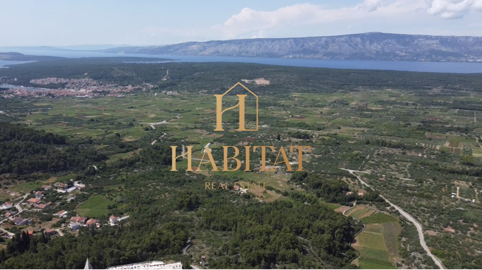 Dalmatia, Hvar, surroundings of Stari Grad, building plot 1240m2