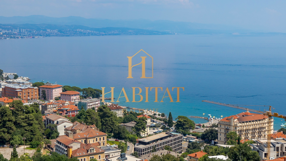 OPATIJA, LUKSUZAN PENTHOUSE SA OTVORENIM POGLEDOM NA MORE, U NOVOGRADNJI S BAZENOM!