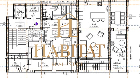 Lovran&comma; luksuzni penthouse s krovnom terasom i pogledom na more