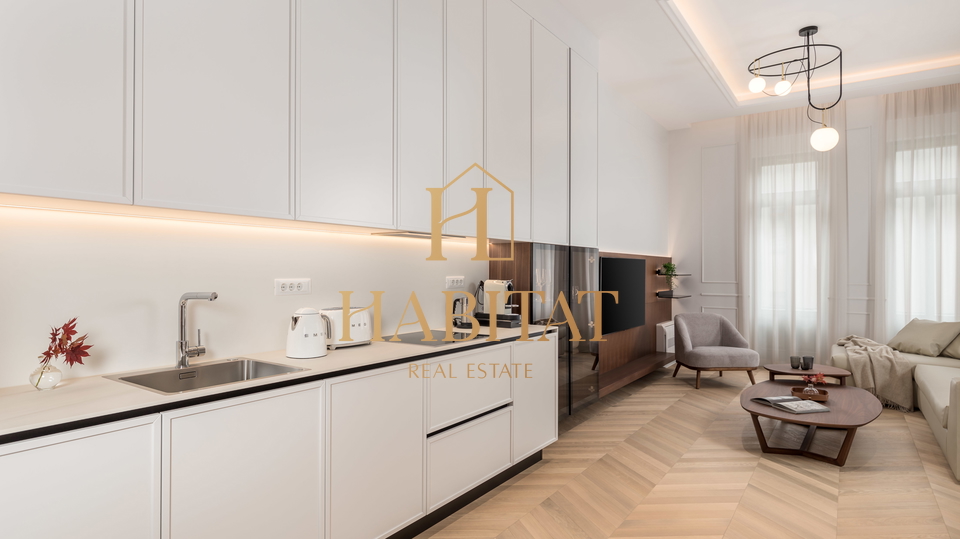 Opatija - centar&comma; luksuzan stan u povijesnoj vili&comma; 2S&plus;DB