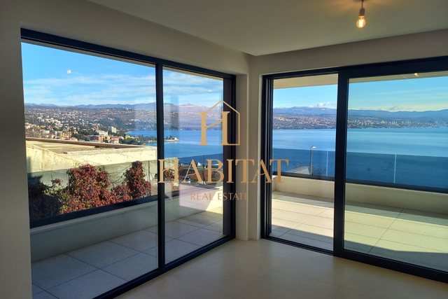 Opatija, luksuzni stan s pogledom na more, 3S+DB, 144,30 m2