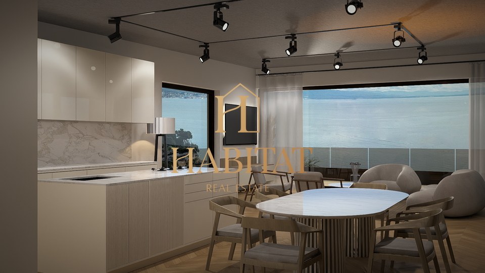 I&ccaron;i&cacute;i&comma; ekskluzivni penthouse s krovnom terasom i bazenom u novogradnji s pogledom na more &lpar;A7&rpar;