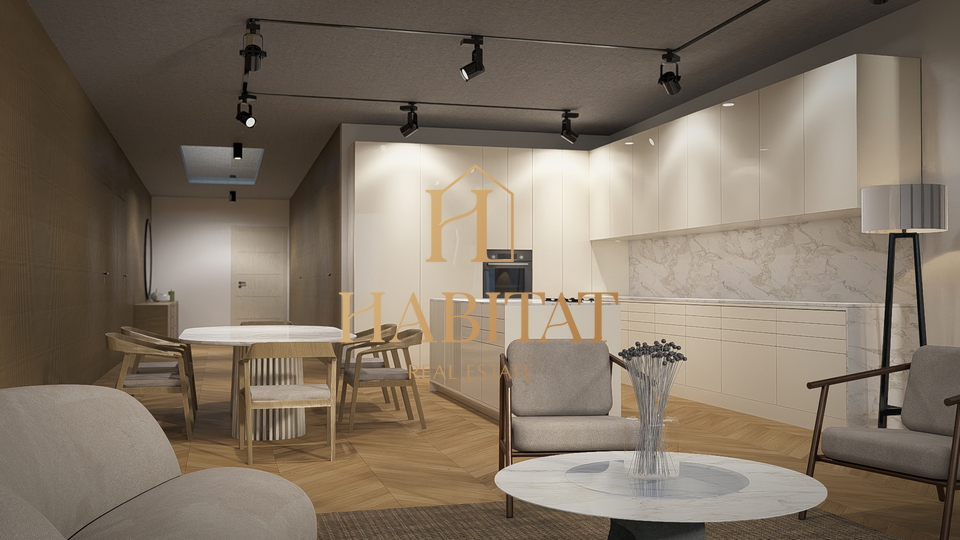 I&ccaron;i&cacute;i&comma; ekskluzivni penthouse s krovnom terasom i bazenom u novogradnji s pogledom na more &lpar;A7&rpar;