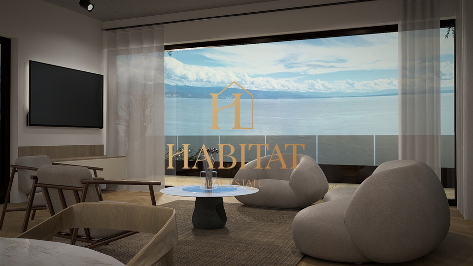 I&ccaron;i&cacute;i&comma; ekskluzivni penthouse s krovnom terasom i bazenom u novogradnji s pogledom na more &lpar;A7&rpar;