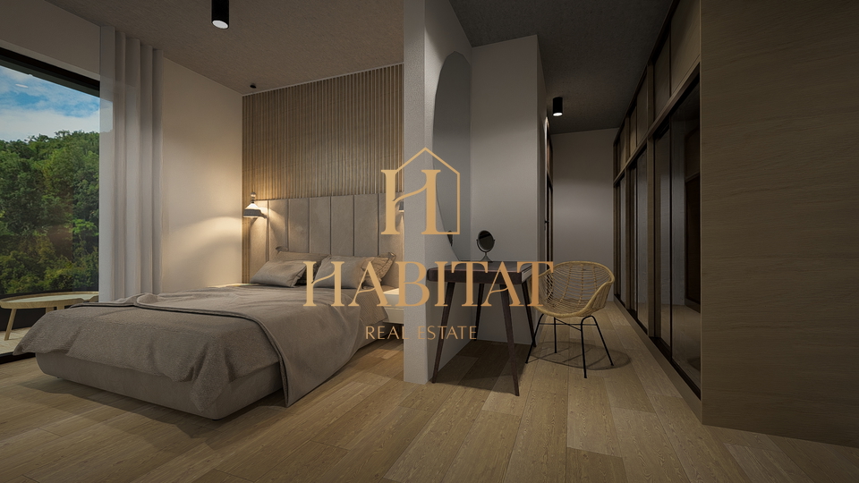 I&ccaron;i&cacute;i&comma; ekskluzivni penthouse s krovnom terasom i bazenom u novogradnji s pogledom na more &lpar;A7&rpar;