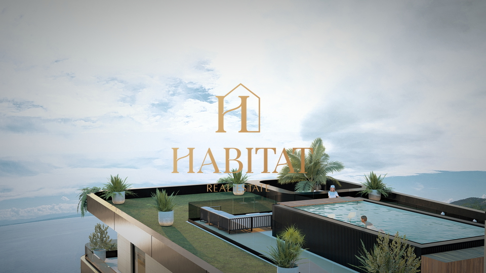 I&ccaron;i&cacute;i&comma; ekskluzivni penthouse s krovnom terasom i bazenom u novogradnji s pogledom na more &lpar;A7&rpar;