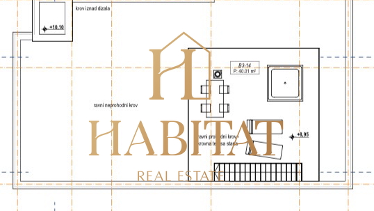 Lovran&comma; luksuzni penthouse s krovnom terasom i pogledom na more