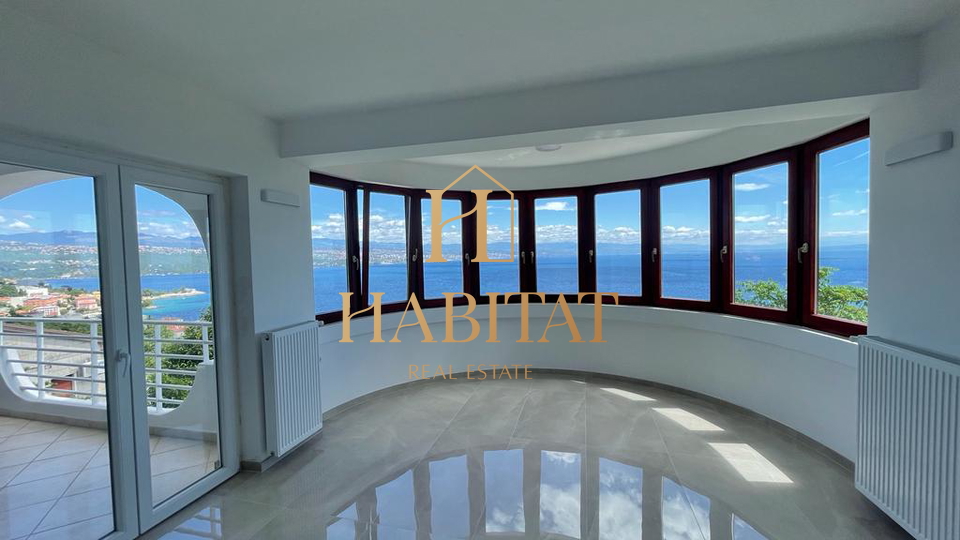 Opatija&comma; stan s pogledom na Kvarner&comma; 2S&plus;DB&comma; 150 m2