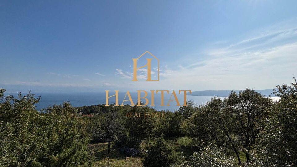 Mo&scaron;&cacute;eni&ccaron;ka Draga - Sveta Jelena&comma; gra&dstrok;evinsko zemlji&scaron;te s pogledom na more&comma; 871 m2