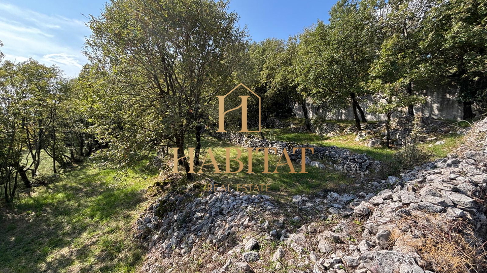 Mo&scaron;&cacute;eni&ccaron;ka Draga - Sveta Jelena&comma; gra&dstrok;evinsko zemlji&scaron;te s pogledom na more&comma; 871 m2