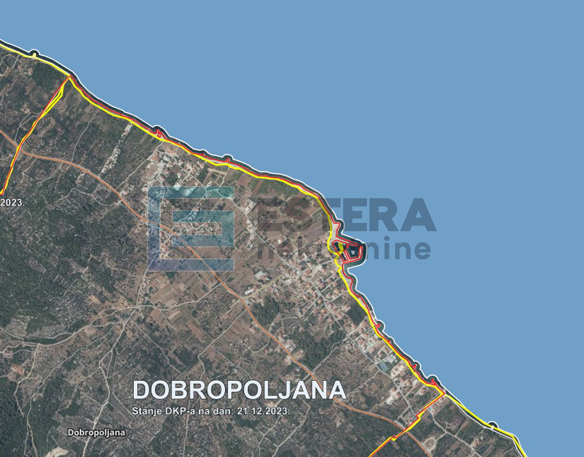 Građevinsko zemljište  1860 m2 1. red do mora!!!