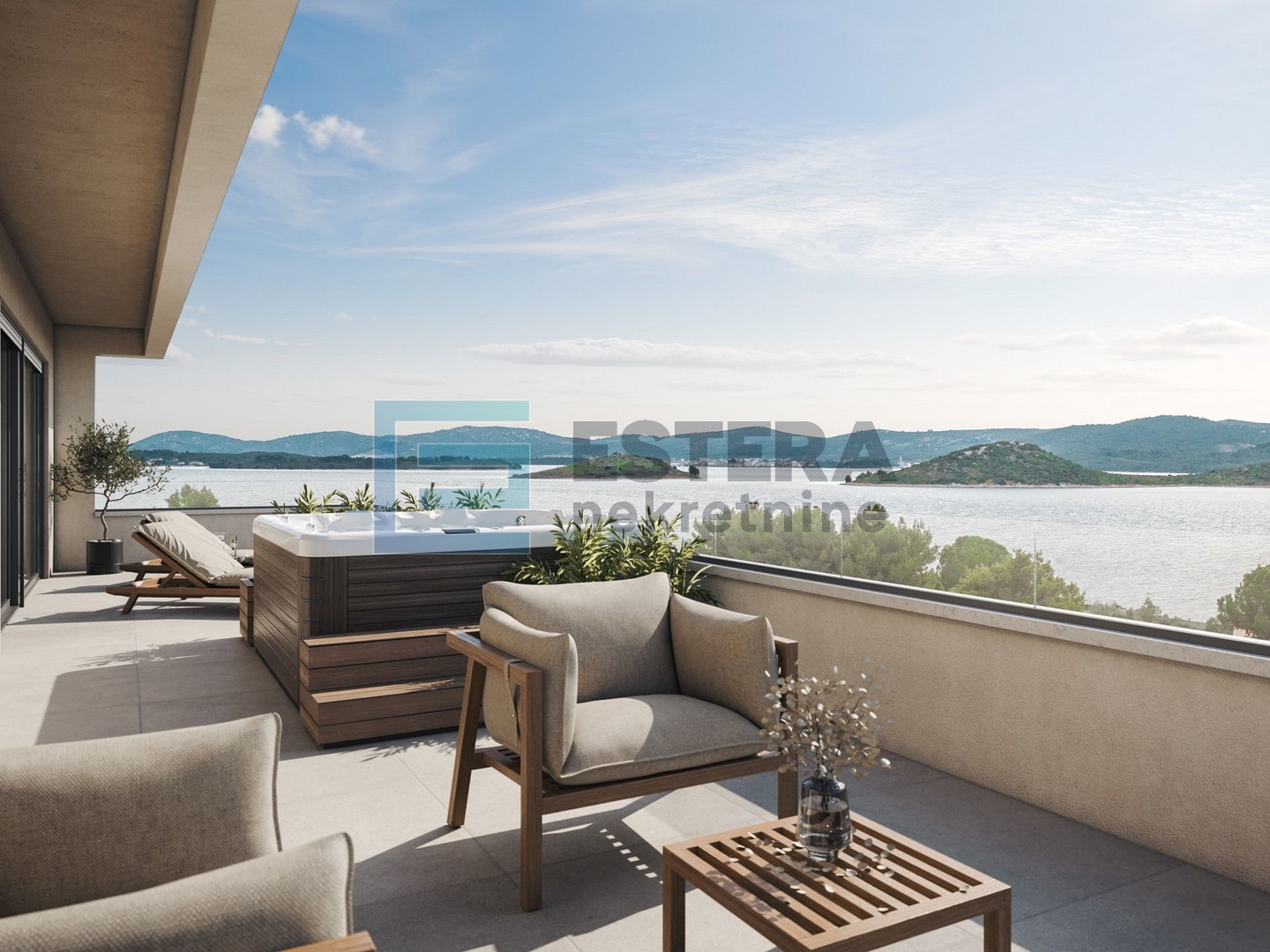 PRODAJA apartman S4V1 Sv. Petar na Moru, 65 m2, parking, 70 m od mora