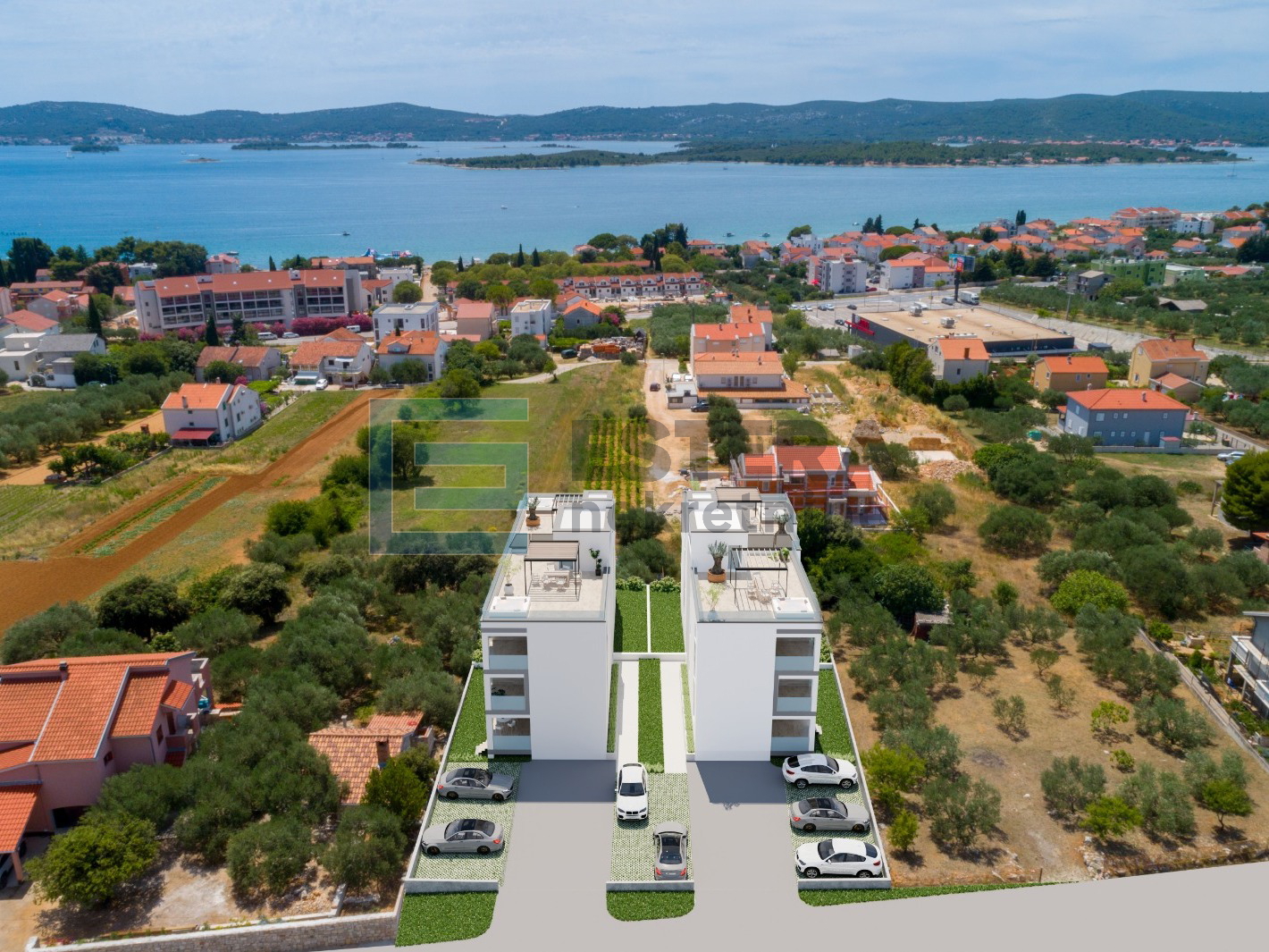 Apartman A 51 m2 PRODAJA Sveti Filip i Jakov, 2s, 1. kat, parking,