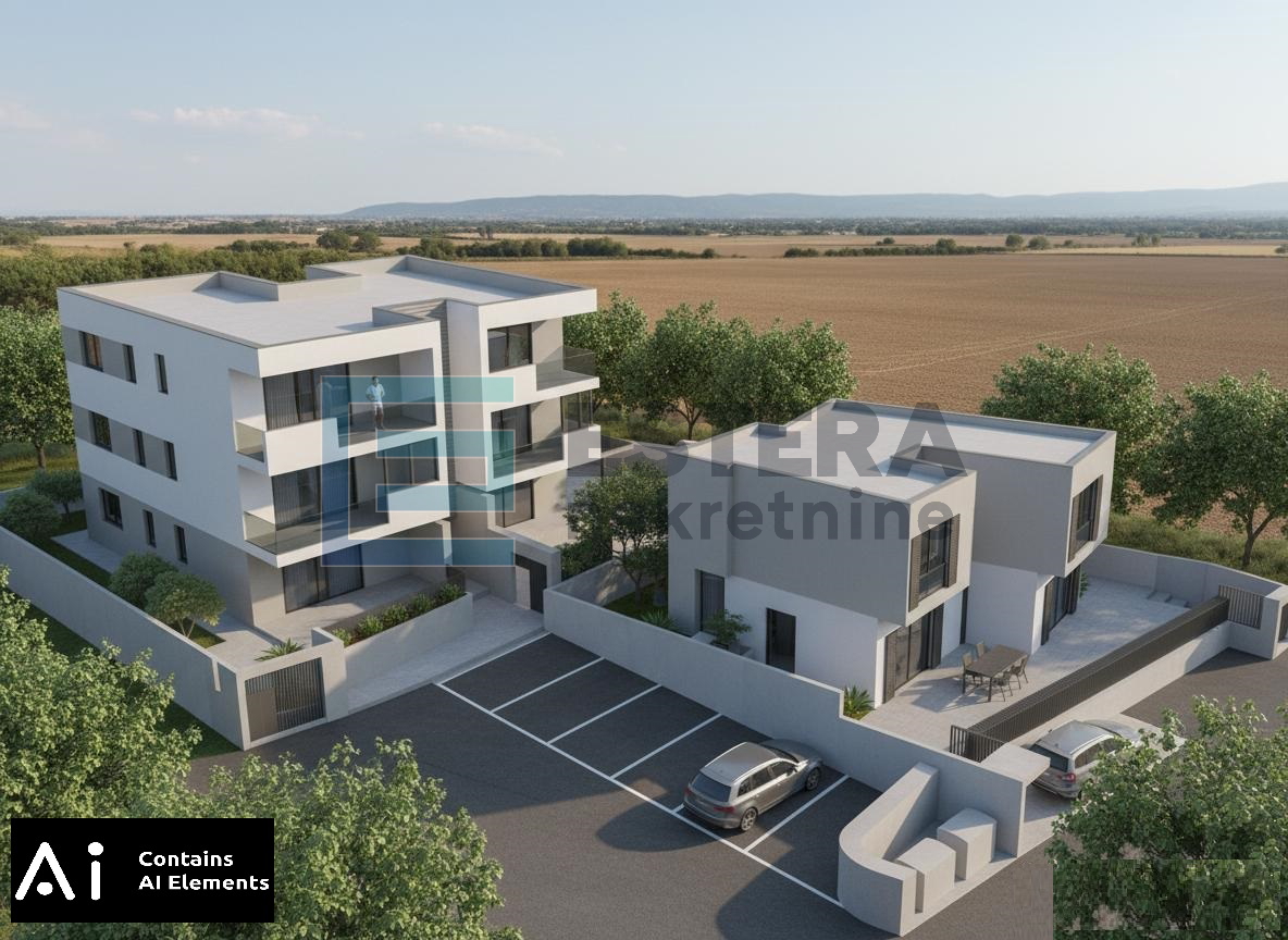 Dvoetažni apartman 92 m2 PRODAJA Sveti Filip i Jakov, POGLED NA MORE, 3s, parking, vrt, terasa