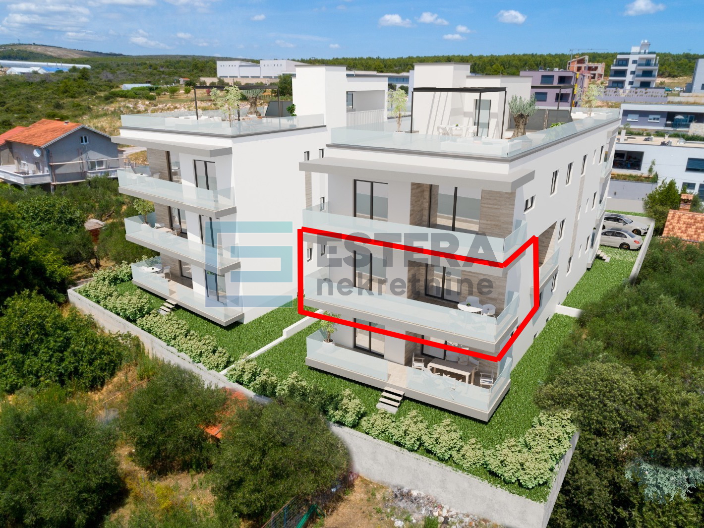 Apartman S4 58 m2 PRODAJA Sveti Filip i Jakov, 2s, 1. kat, parking,