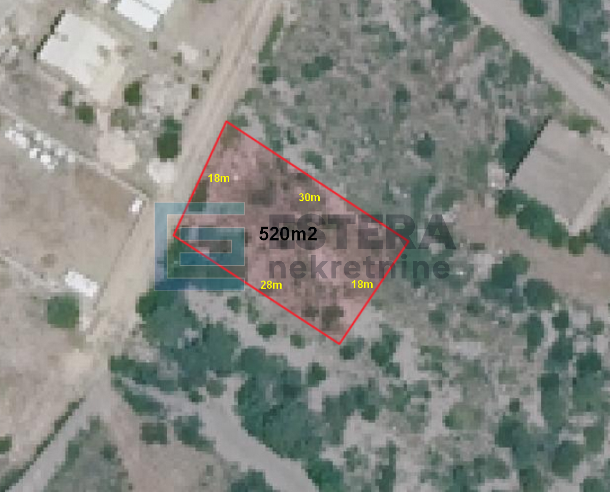 Građevinsko zemljište PRODAJA Pirovac, 520 m2