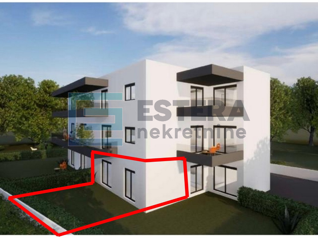 Apartman Ap3 43 m2 PRODAJA Pakoštane, Drage, 2s, priz , parking, vrt, terasa