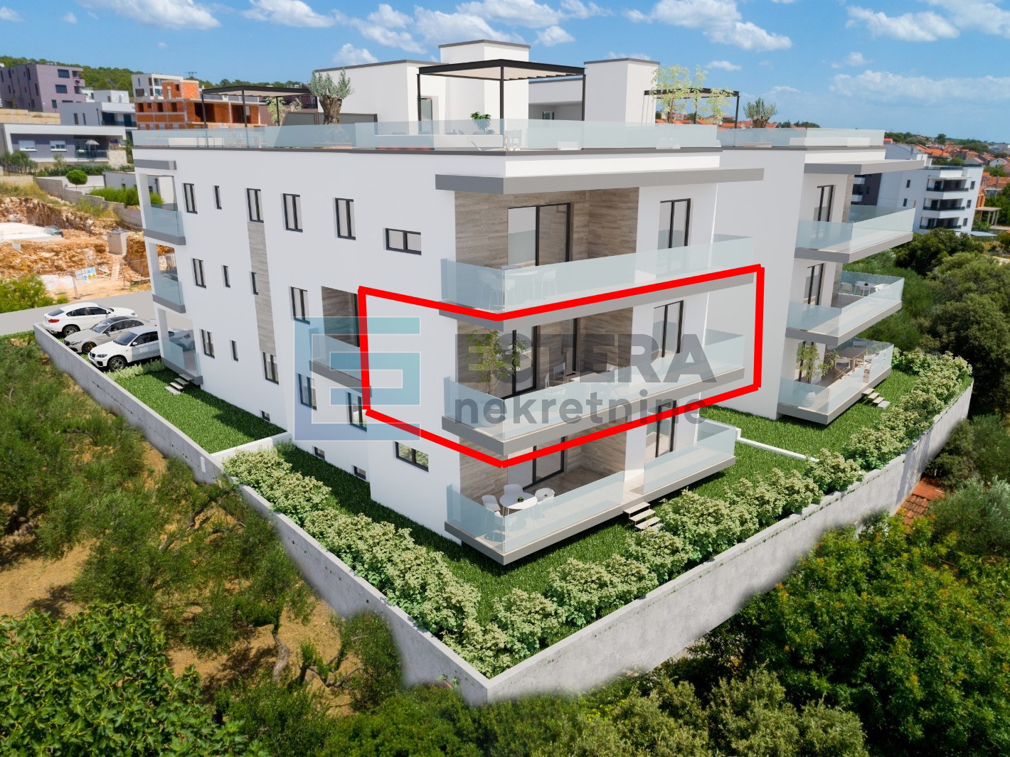 Apartman S4 61 m2 PRODAJA Sveti Filip i Jakov, 2s, 1. kat, parking,