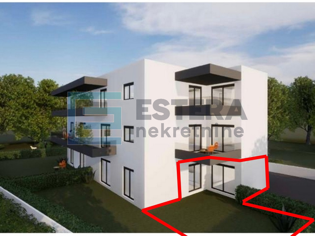 Apartman Ap4 43 m2 PRODAJA Pakoštane, Drage, 2s, priz , parking, vrt, terasa