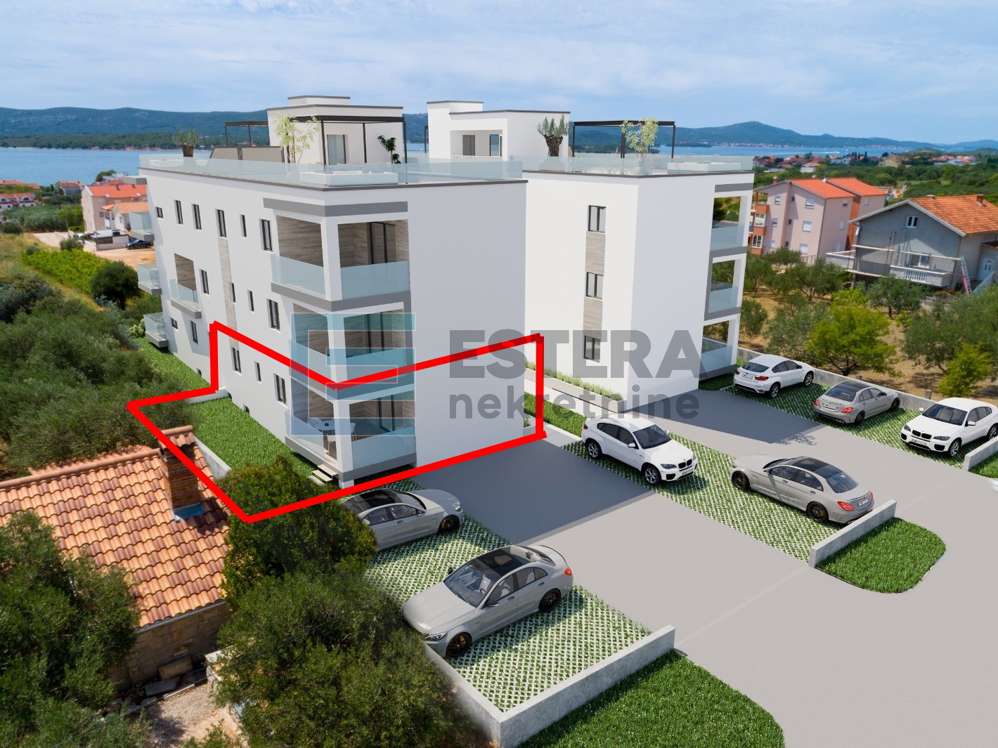 Apartman S1 82 m2 PRODAJA Sveti Filip i Jakov, 3s, prizemlje, parking, vrt