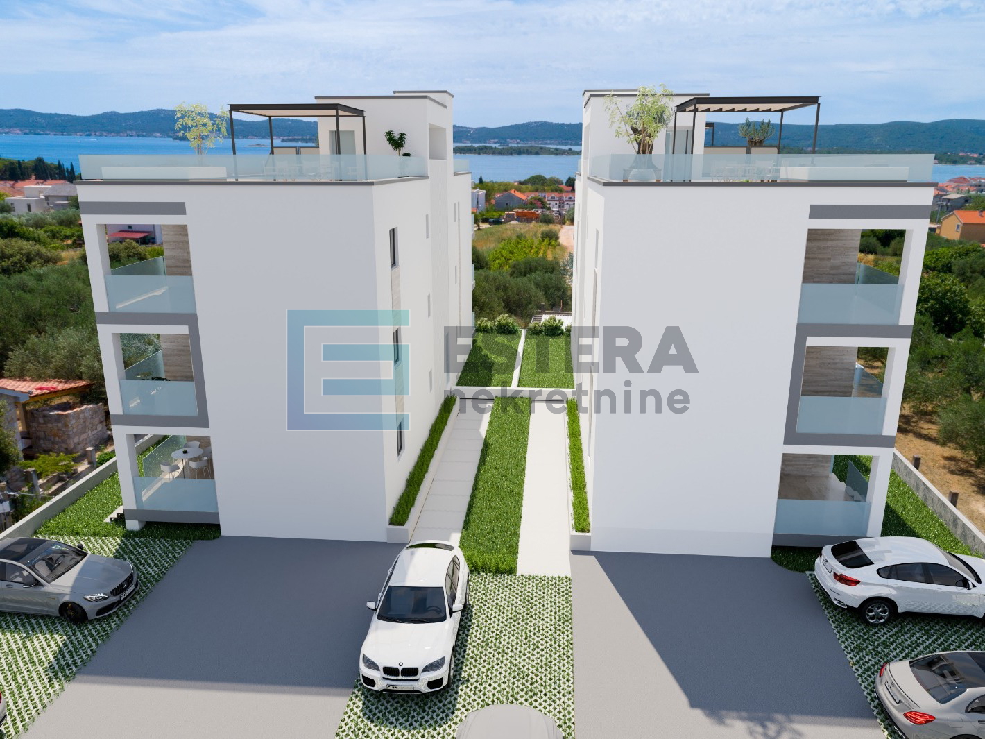 Apartman A 54 m2 PRODAJA Sveti Filip i Jakov, 2s, 1. kat, parking,