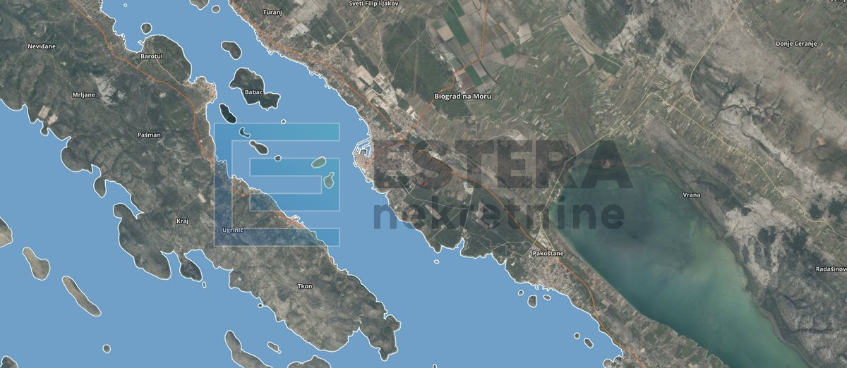 GRAĐEVINSKO zemljište prodaja 625 m2  Biograd na Moru
