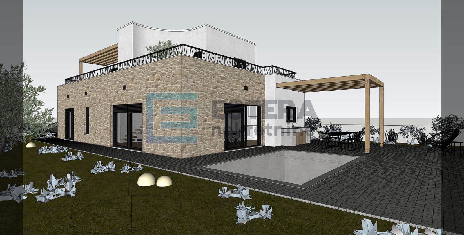 Kuća NOVOGRADNJA Vodice , bazen, 176 m2, PRODAJA