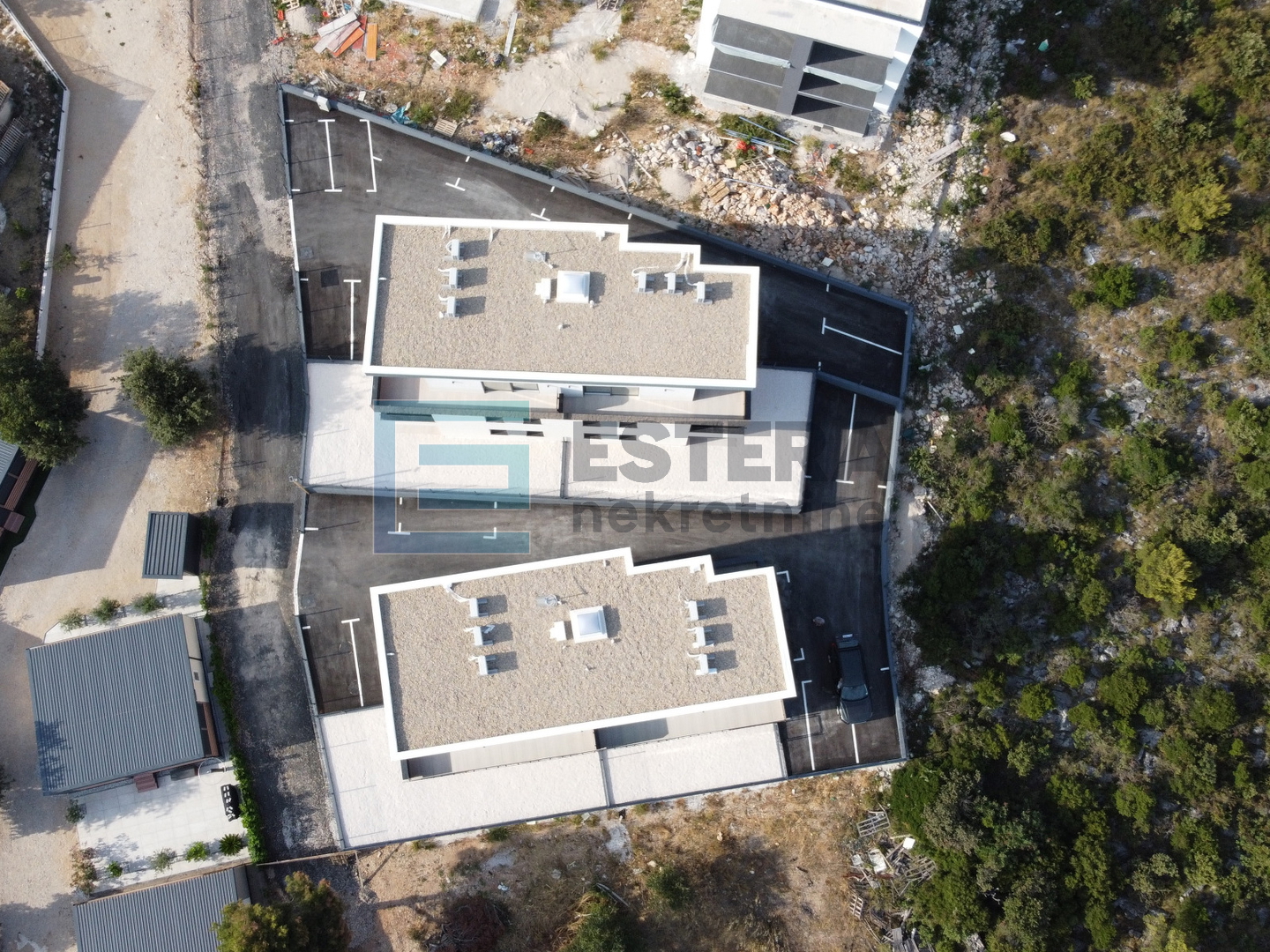 Stan PRODAJA novogradnja, Pakoštane, 70 m2, 3s prizemlje, parking, vrt