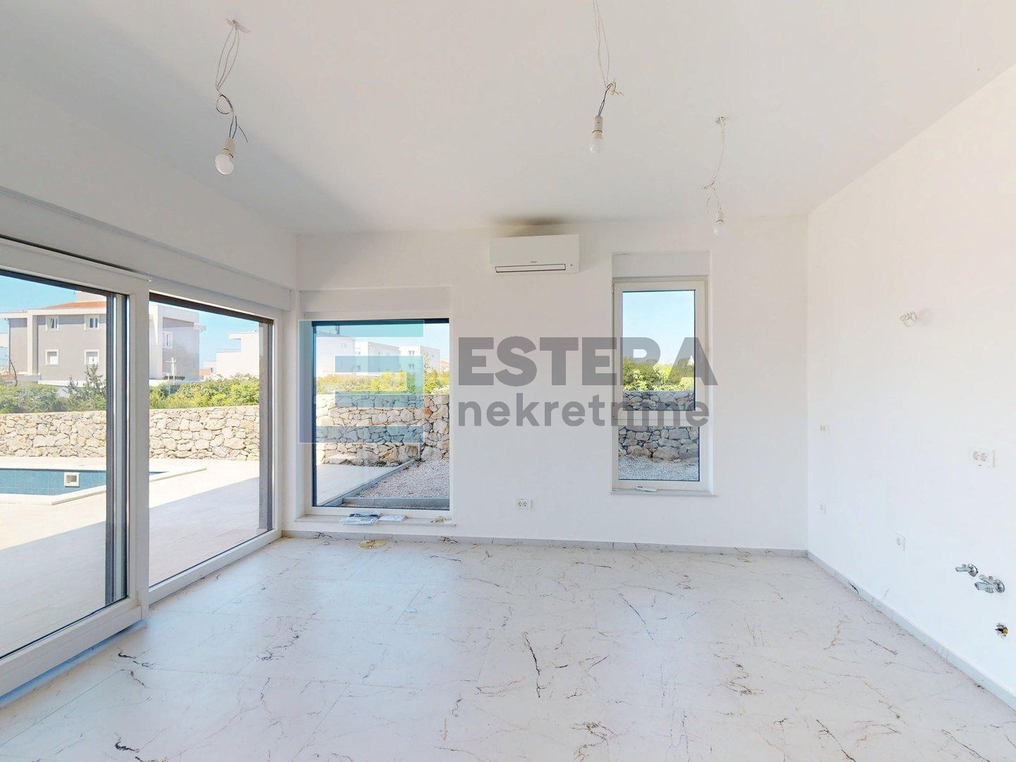 Apartman s bazenom - Novalja - pogled na more!