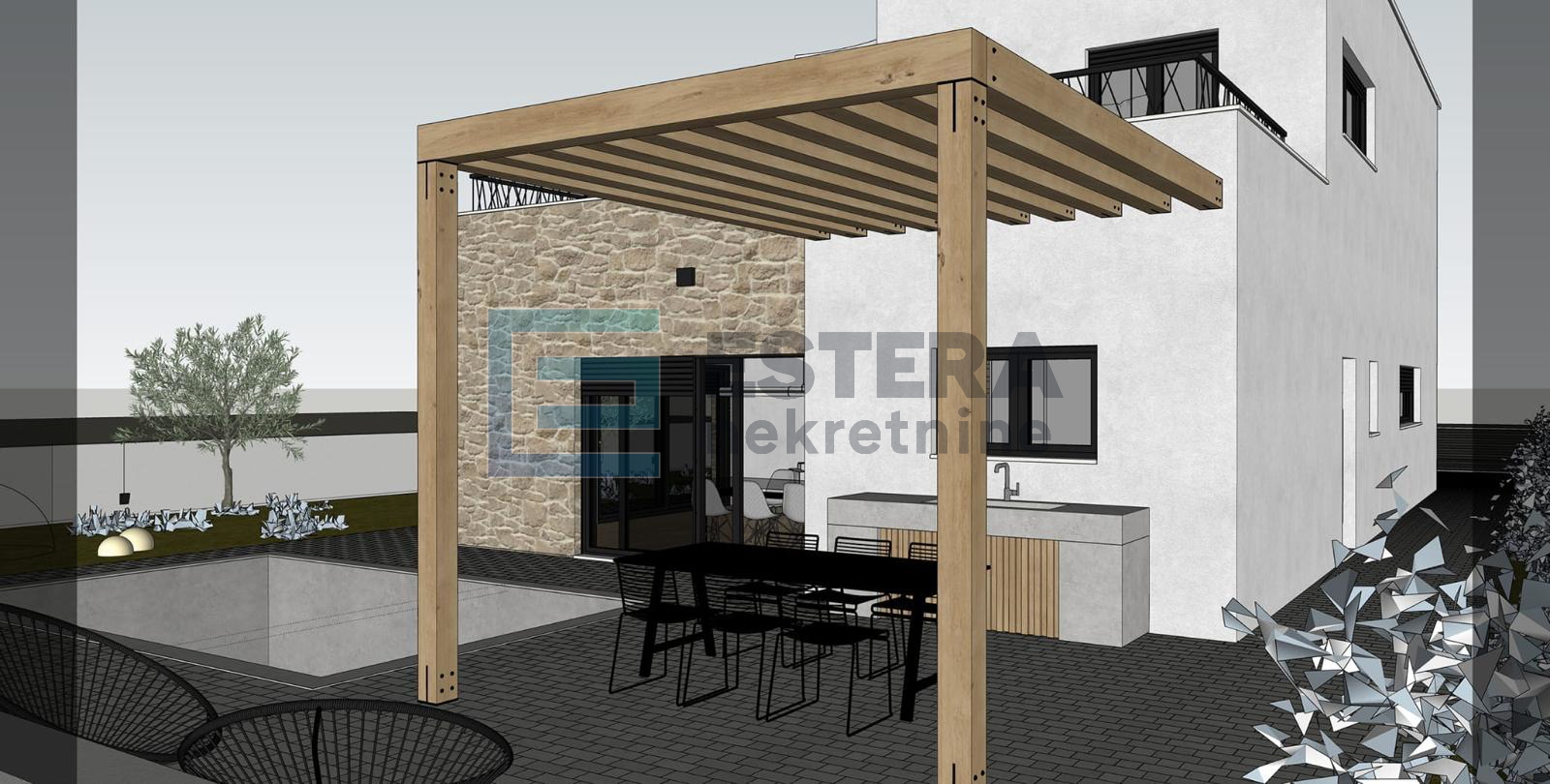 Kuća NOVOGRADNJA Vodice , bazen, 176 m2, PRODAJA