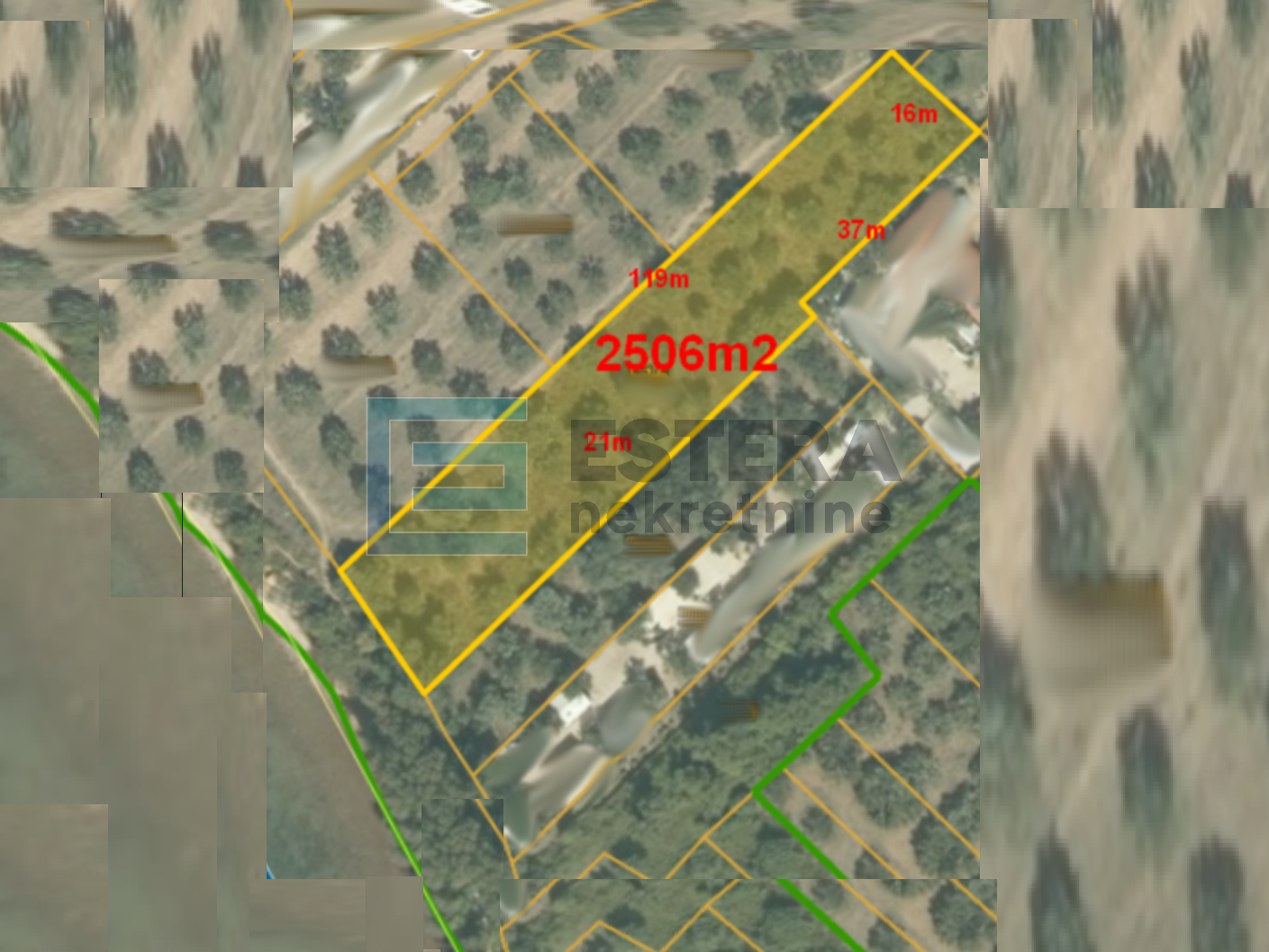 Građevinsko zemljište prvi red do mora PRODAJA Sveti Filip i Jakov, 2506 m2