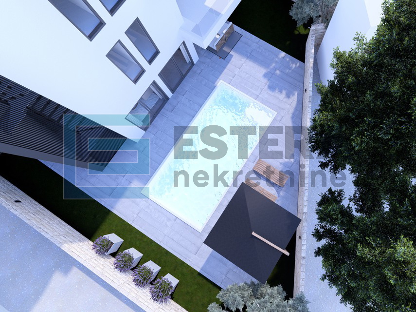 Apartman PRODAJA Petrčane S1, bazen i vrt, 3s