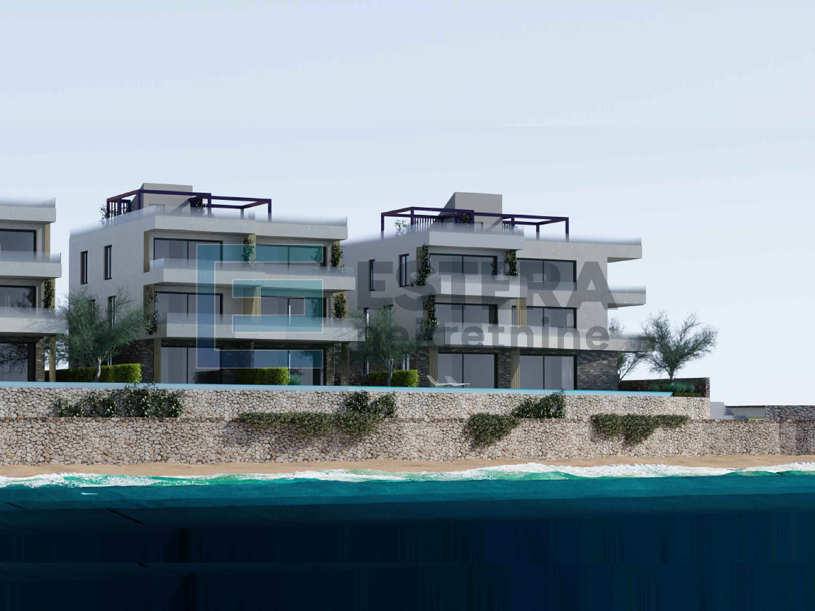 PRODAJA apartman, prvi red uz more, pogled, 92,10 m2, B6