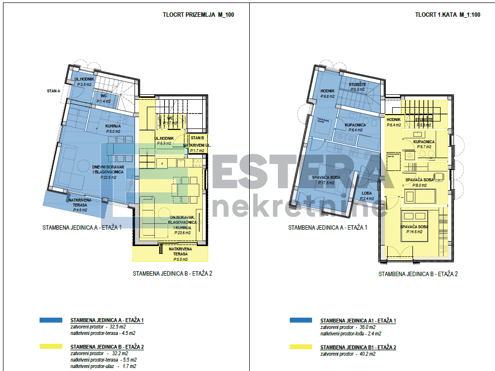 Dvoetažni apartman 92 m2 PRODAJA Sveti Filip i Jakov, POGLED NA MORE, 3s, parking, vrt, terasa