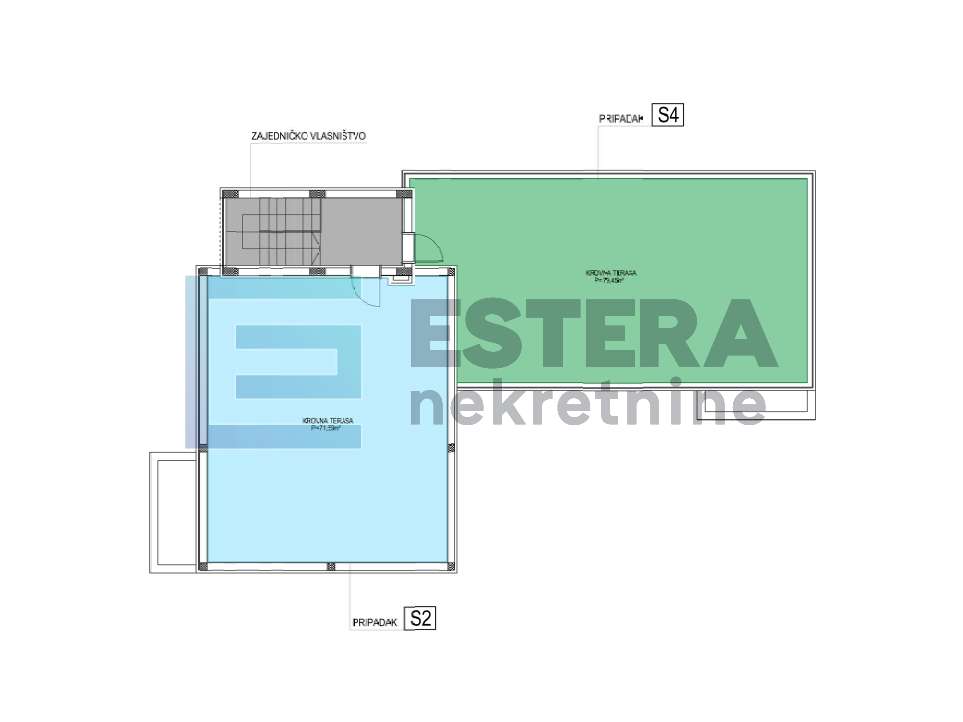 Apartman 97 m2 PRODAJA Petrčane S2, 3s, 1. kat