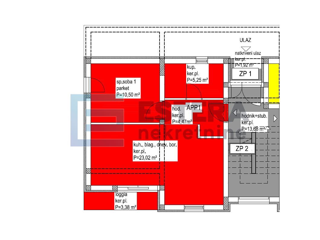 Apartman prodaja Biograd na Moru 57 m2 NOVOGRADNJA, vrt, parking