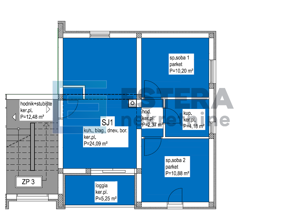Apartment for sale Biograd na Moru 61 m2 NEW CONSTRUCTION