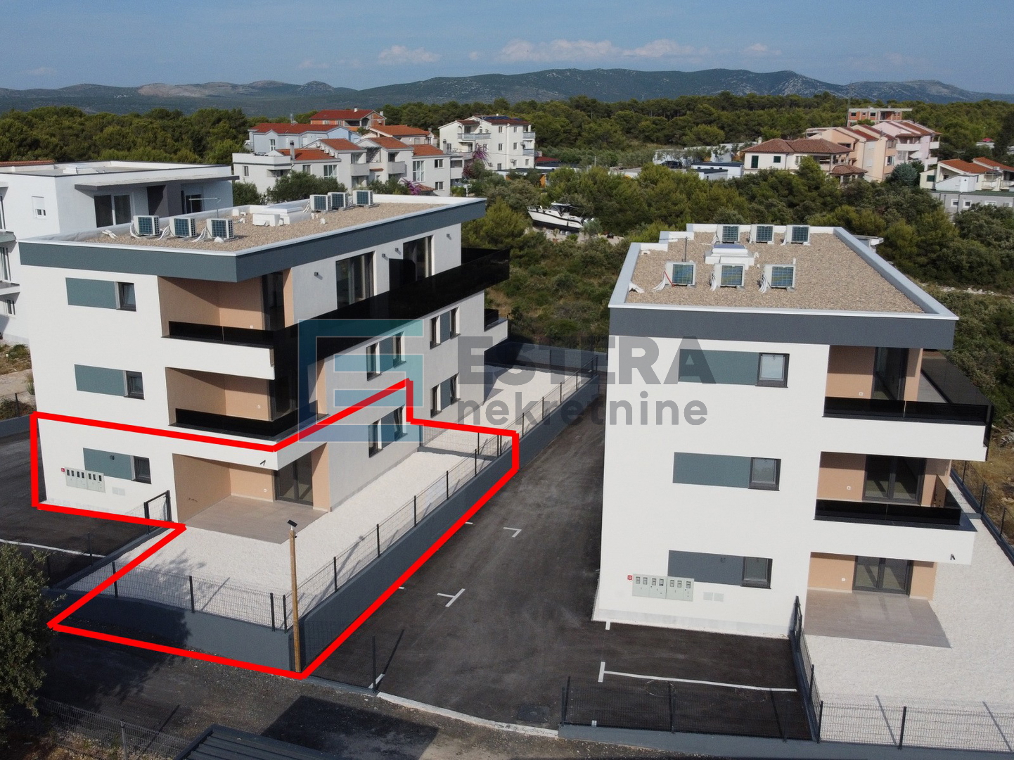 Stan PRODAJA novogradnja, Pakoštane, 83 m2, 4s, priz, parking, vrt