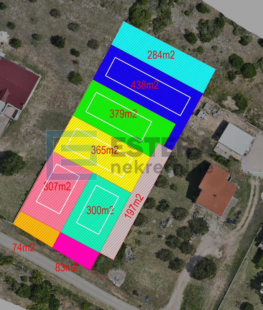 Građevinsko zemljište PRODAJA Vrana, 365 m2