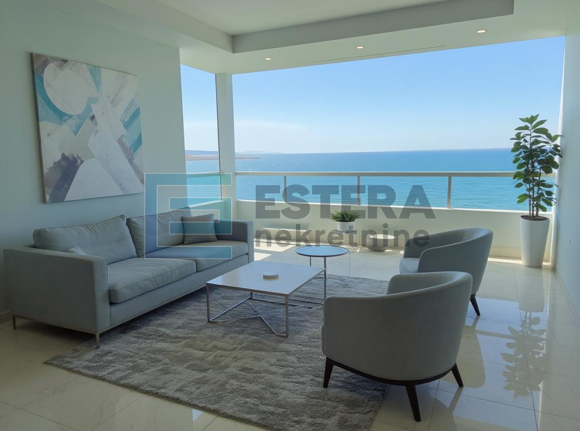 PRODAJA apartman, prvi red uz more, pogled, 98,65 m2, A6