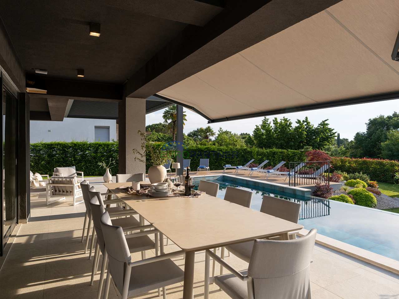 Moderna vila s pogledom na more, Poreč, 900m od mora