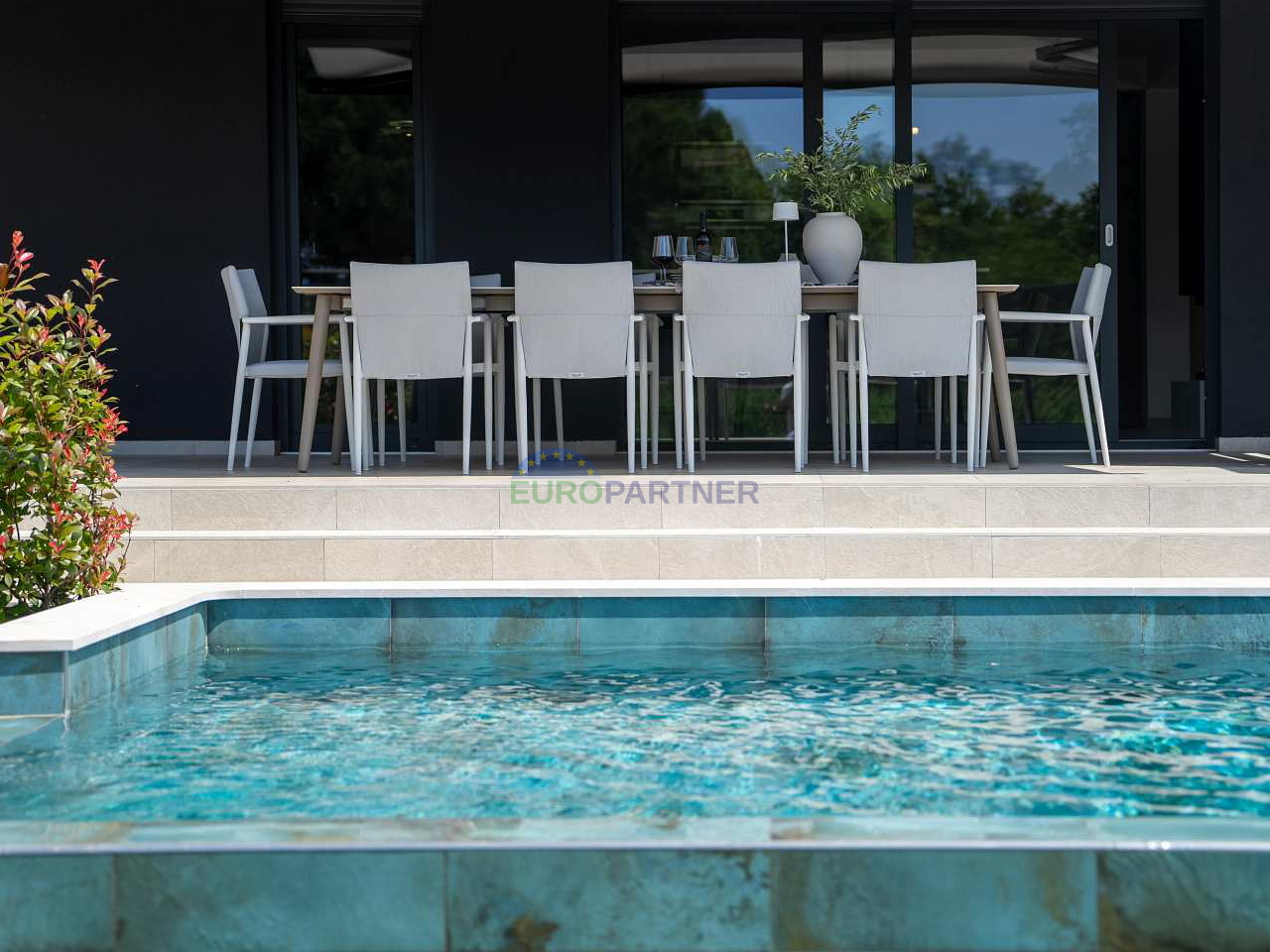 Moderna vila s pogledom na more, Poreč, 900m od mora