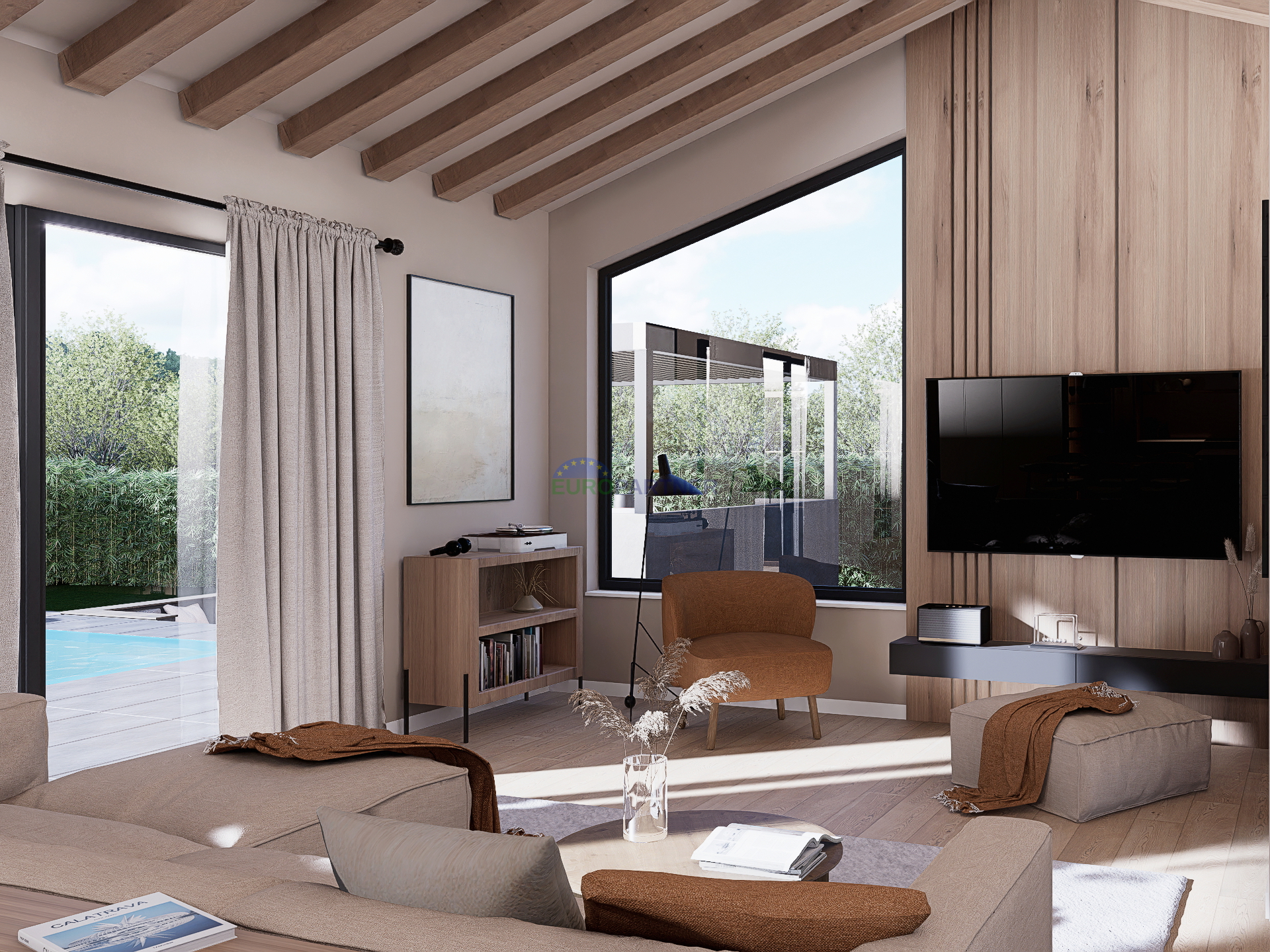 Ista, Poreč, moderna villetta al piano terra con piscina in zona tranquilla – possibilità di acquisto villa finita o solo terreno