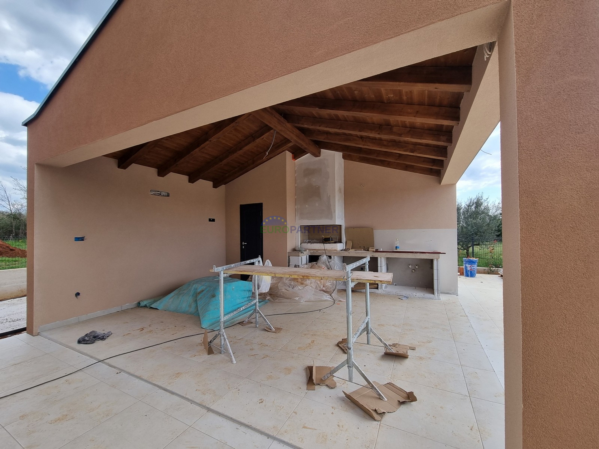 A beautiful villa with an open view of nature, Višnjan, surroundings