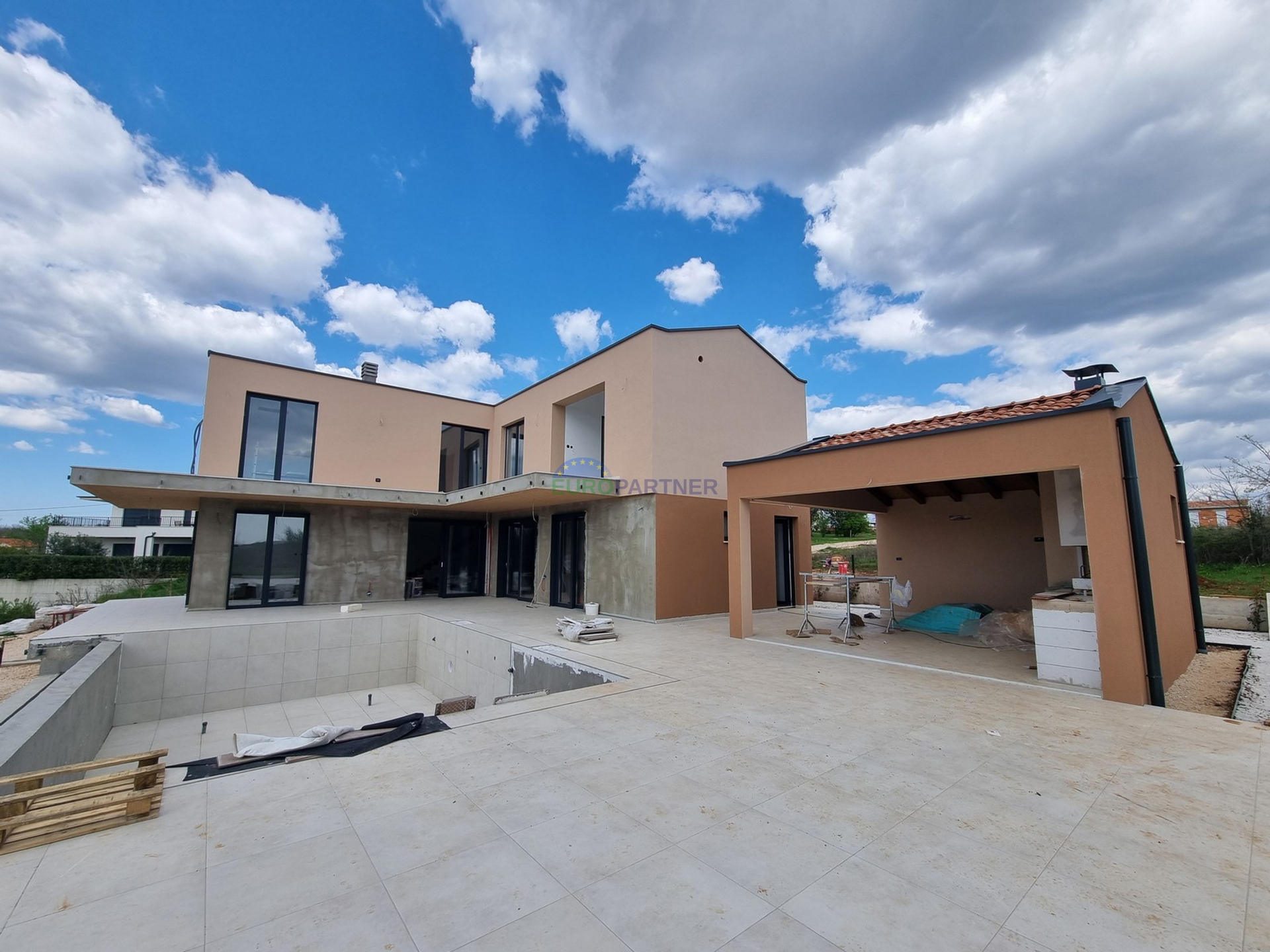 A beautiful villa with an open view of nature, Višnjan, surroundings