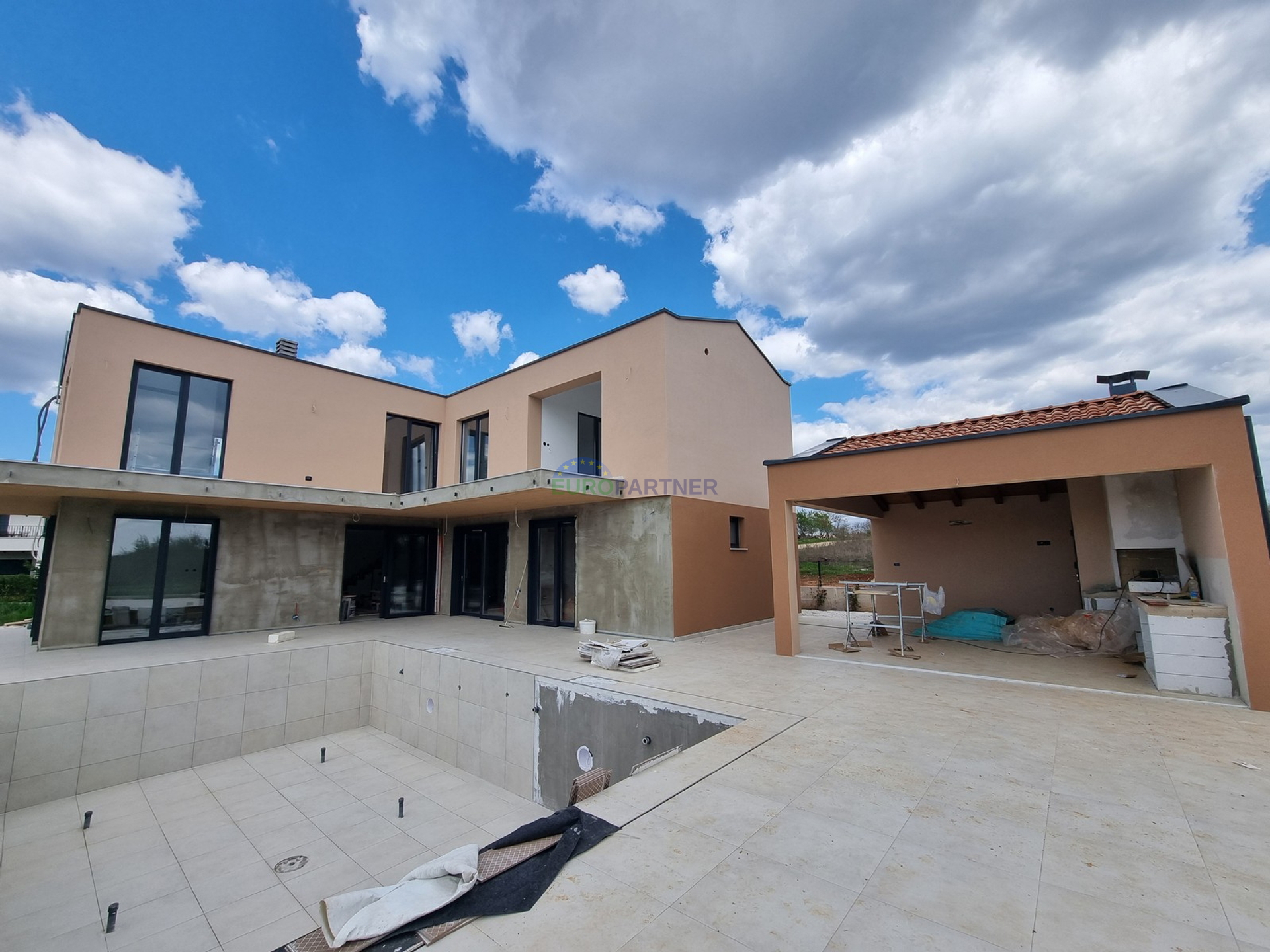 A beautiful villa with an open view of nature, Višnjan, surroundings