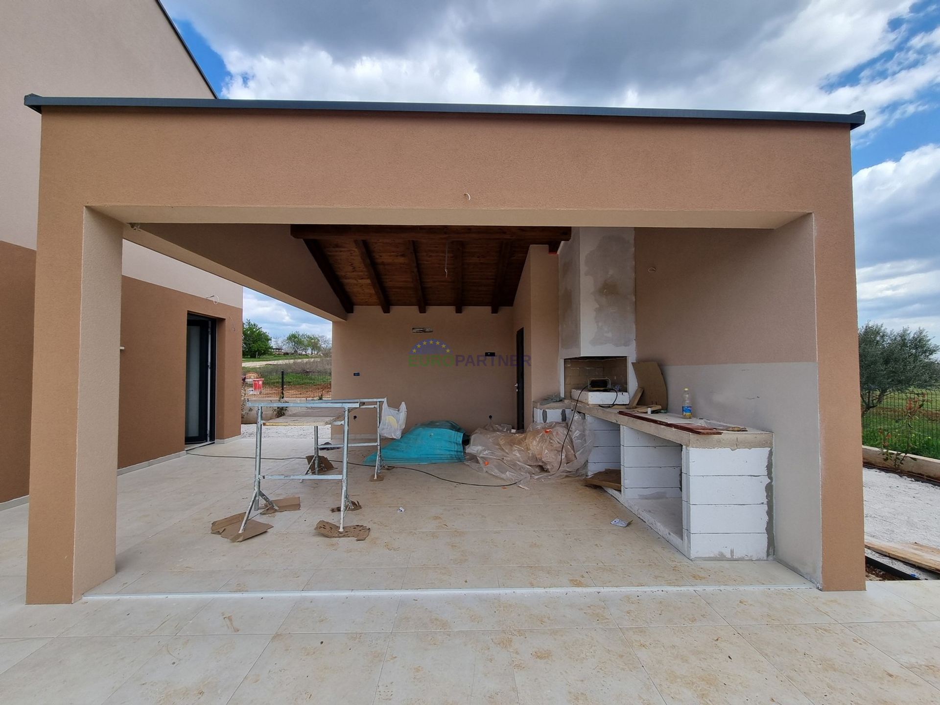 A beautiful villa with an open view of nature, Višnjan, surroundings